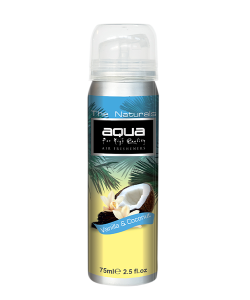 Aqua - ΑΡΩΜΑΤΙΚΟ ΑΥΤΟΚΙΝΗΤΟΥ ΣΕ ΣΠΡΕΙ (SPRAY) ΜΕ ΑΡΩΜΑ ΚΑΡΥΔΑ & ΒΑΝΙΛΙΑ FRUITS SERIES 75ml AQUA - 1 TEM. (10-708/AQ)