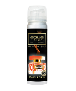 Aqua - ΑΡΩΜΑΤΙΚΟ ΑΥΤΟΚΙΝΗΤΟΥ ΣΕ ΣΠΡΕΙ (SPRAY) ΜΕ ΑΡΩΜΑ TWILIGHT PREMIUM GOLD SERIES 75ml AQUA - 1 TEM. (10-780/AQ)