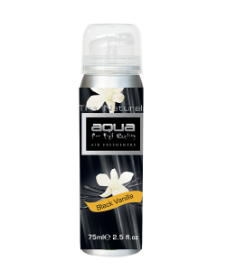 Aqua - ΑΡΩΜΑΤΙΚΟ ΑΥΤΟΚΙΝΗΤΟΥ ΣΕ ΣΠΡΕΙ (SPRAY) ΜΕ ΑΡΩΜΑ BLACK VANILLA FLOWERS SERIES 75ml AQUA - 1 TEM. (10-791/AQ)
