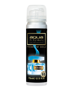 Aqua - ΑΡΩΜΑΤΙΚΟ ΑΥΤΟΚΙΝΗΤΟΥ ΣΕ ΣΠΡΕΙ (SPRAY) ΜΕ ΑΡΩΜΑ J.P CADIEER PREMIUM GOLD SERIES 75ml AQUA - 1 TEM. (10-804/AQ)