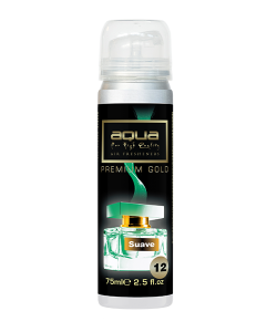Aqua - ΑΡΩΜΑΤΙΚΟ ΑΥΤΟΚΙΝΗΤΟΥ ΣΕ ΣΠΡΕΙ (SPRAY) ΜΕ ΑΡΩΜΑ SUAVE PREMIUM GOLD SERIES 75ml AQUA - 1 TEM. (10-806/AQ)
