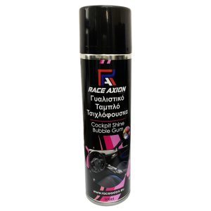 Γυαλιστικό Σπρέι Bubblegum για Ταμπλό και Πλαστικές Επιφάνειες με Άρωμα Τσιχλόφουσκας Race Axion 500 ml - 1 τεμ.