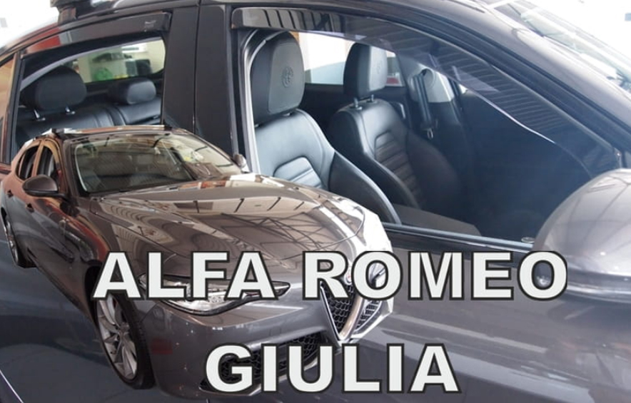 Εικόνα 1 από 6 — ΑΝΕΜΟΘΡΑΥΣΤΕΣ ΓΙΑ ALFA ROMEO GIULIA 4D 2016+ ΣΕΤ ΑΥΤΟΚΙΝΗΤΟΥ ΑΠΟ ΕΥΚΑΜΠΤΟ ΦΙΜΕ ΠΛΑΣΤΙΚΟ HEKO – 4 ΤΕΜ.