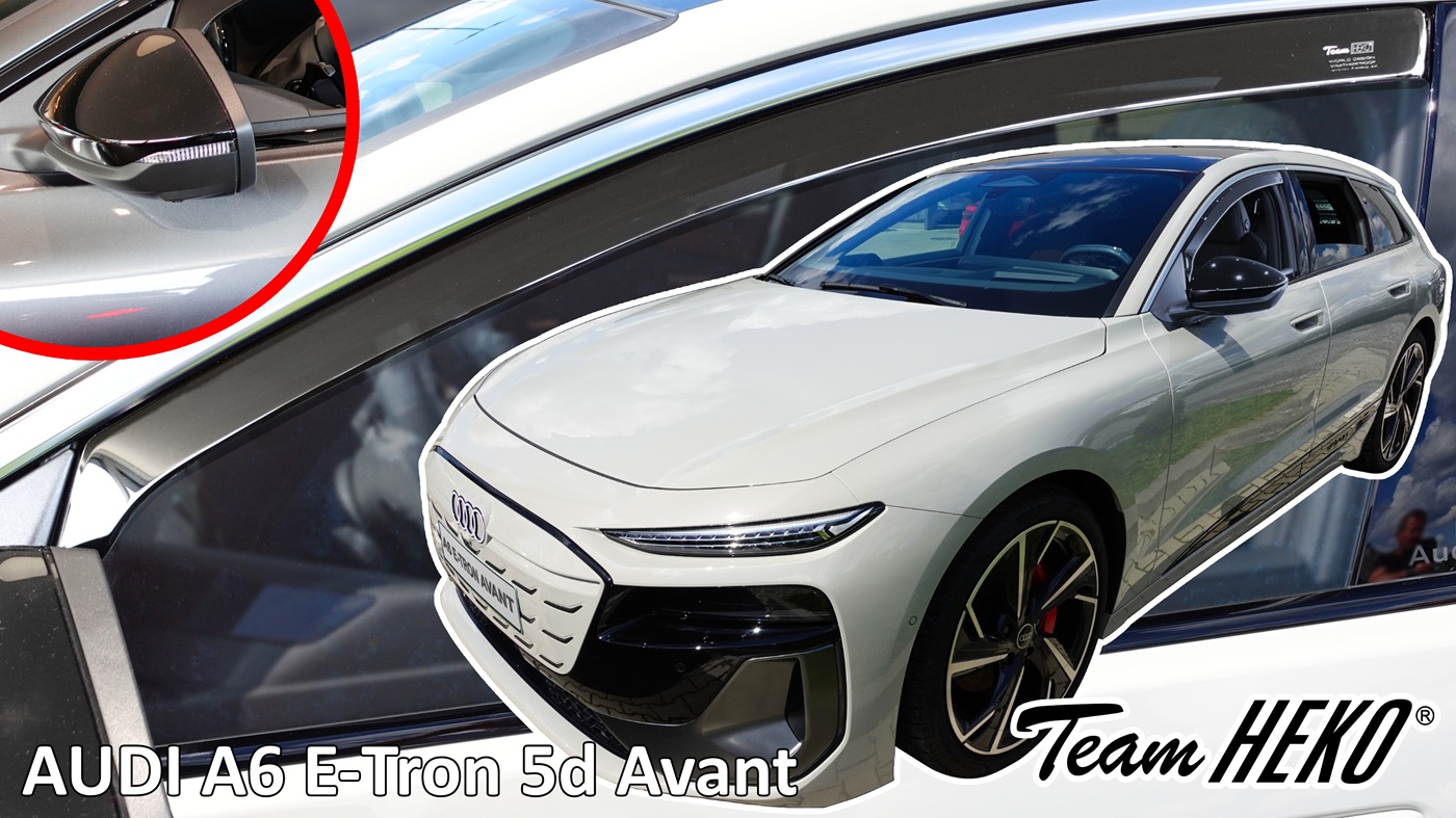 Εικόνα 1 από 2 — Heko – Ανεμοθραύστες για Audi A6 E-Tron Αvant 5 Doors 2024+ Ζευγάρι Απο Εύκαμπτο Φιμέ Πλαστικό – 2 τεμ. (ΑΝΕΜ.10297)