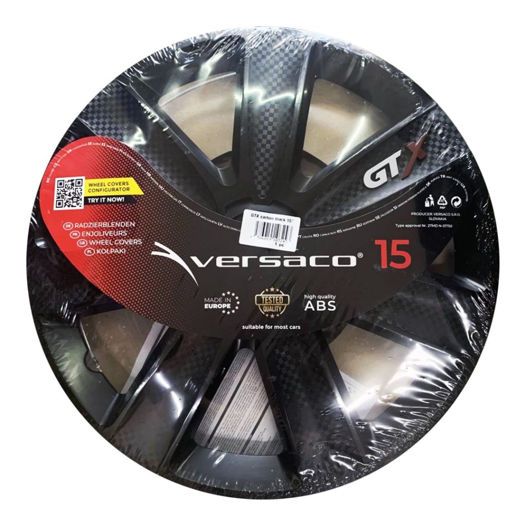 Εικόνα 2 από 2 — Amio – ΤΑΣΙ 15 INCH VERSACO GTX BLACK CARBON – 1 ΤΕΜ. (10324/AM)