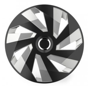 Amio - ΤΑΣΙΑ 15" HUBCAP VECTOR RC SILVER BLACK - ΣΕΤ 4 ΤΕΜ. ΣΕ ΚΟΥΤΙ (5230/AM)