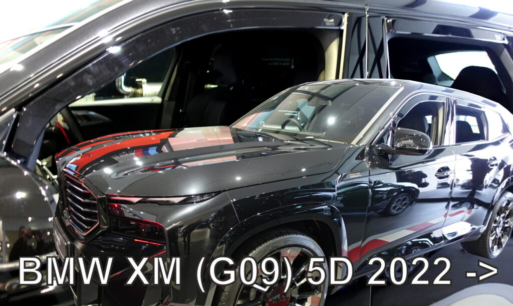 Εικόνα 1 από 5 — Heko – Ανεμοθραύστες Παραθύρων Για BMW XM (G09) 2022 > 5πορτο υλικό Acrylic Χρώμα Φιμέ – 4 τεμ. (ΑΝΕΜ.SET11004)