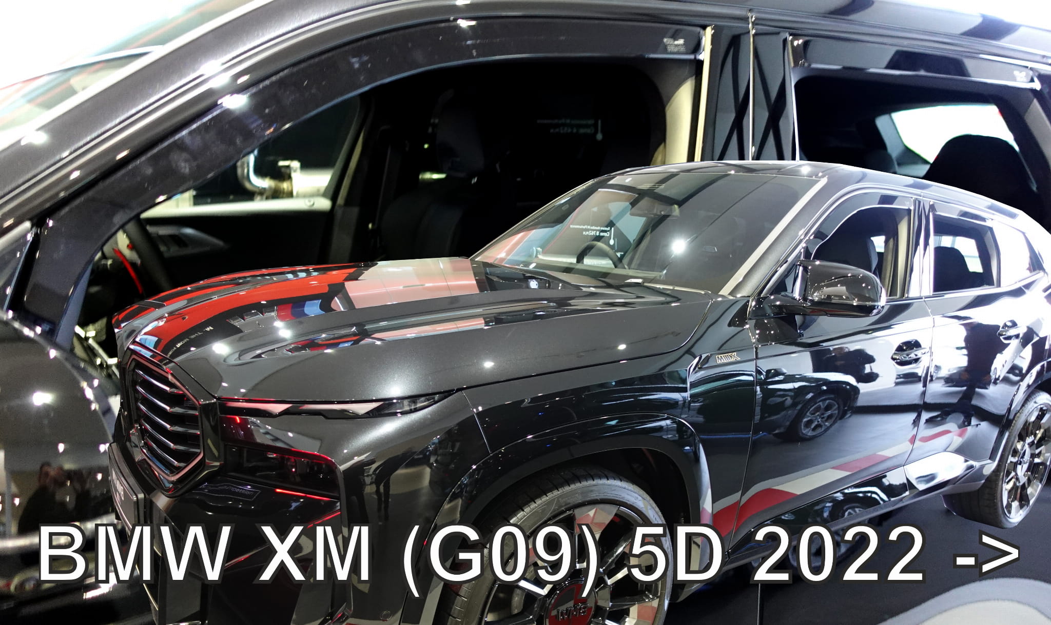 Εικόνα 1 από 5 — Heko – Ανεμοθραύστες Παραθύρων Για BMW XM (G09) 2022 > 5πορτο υλικό Acrylic Χρώμα Φιμέ – 4 τεμ. (ΑΝΕΜ.SET11004)