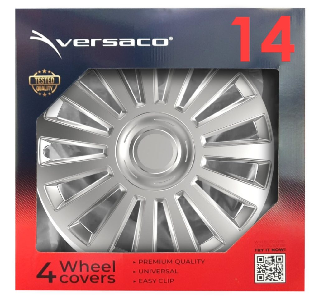 Εικόνα 2 από 2 — Amio – ΤΑΣΙΑ 14″ HUBCAP LUXURY ΑΣΗΜΙ ΜΕ ΔΙΑΜΕΤΡΟ ΓΙΑ ΣΗΜΑ 6,5cm ΣΕΤ ΣΕ ΚΟΥΤΙ- 4 ΤΕΜ. (1150/AM)