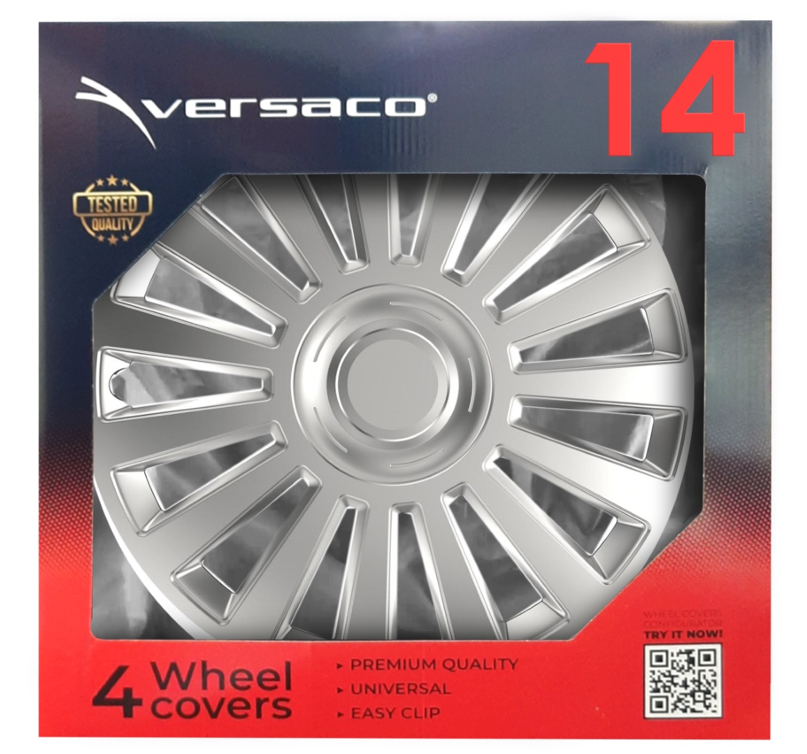 Εικόνα 2 από 2 — Amio – ΤΑΣΙΑ 14″ HUBCAP LUXURY ΑΣΗΜΙ ΜΕ ΔΙΑΜΕΤΡΟ ΓΙΑ ΣΗΜΑ 6,5cm ΣΕΤ ΣΕ ΚΟΥΤΙ- 4 ΤΕΜ. (1150/AM)