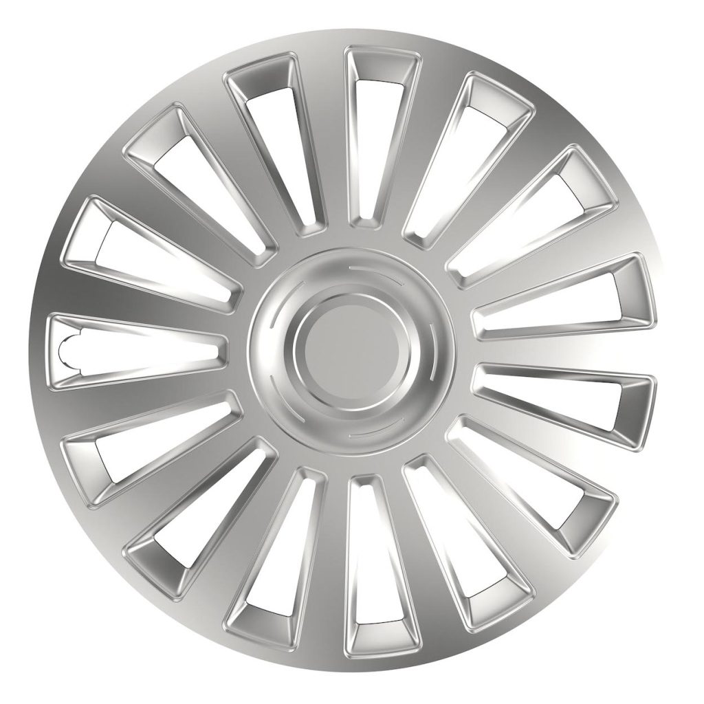 Εικόνα 1 από 2 — Amio – ΤΑΣΙΑ 14″ HUBCAP LUXURY ΑΣΗΜΙ ΜΕ ΔΙΑΜΕΤΡΟ ΓΙΑ ΣΗΜΑ 6,5cm ΣΕΤ ΣΕ ΚΟΥΤΙ- 4 ΤΕΜ. (1150/AM)