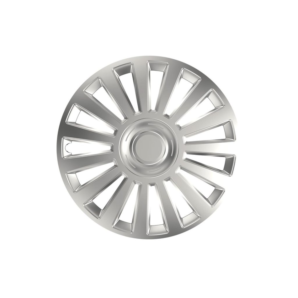 Εικόνα 1 από 1 — Amio – ΤΑΣΙ 14 INCH HUBCAP LUXURY ΑΣΗΜΙ – 1 ΤΕΜ. (11079/AM)