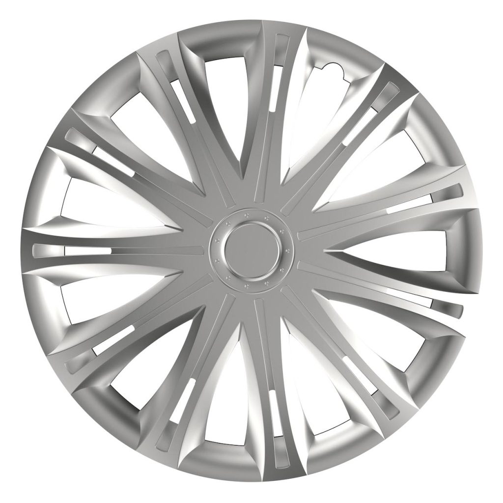 Εικόνα 1 από 1 — Amio – Τάσι Spark 15” ασημί (με διάμετρο για σήμα 4,5cm) για Επιβατικά Αυτοκίνητα – 1 τεμ. (11084/AM)