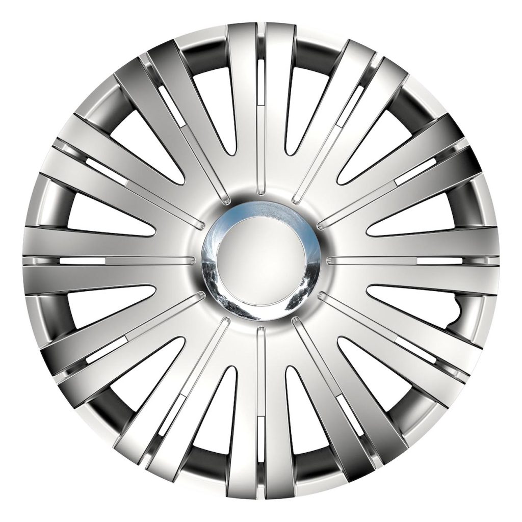 Εικόνα 1 από 1 — Amio – Τάσι τροχού (Hubcap) RC Active 14” σε Ασημί χρώμα με διάμετρο σήματος 7.5cm – 1 Τεμ. (11532/AM)