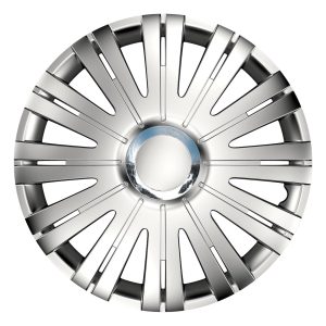 Amio - Τάσι τροχού (Hubcap) RC Active 14'' σε Ασημί χρώμα με διάμετρο σήματος 7.5cm - 1 Τεμ. (11532/AM)