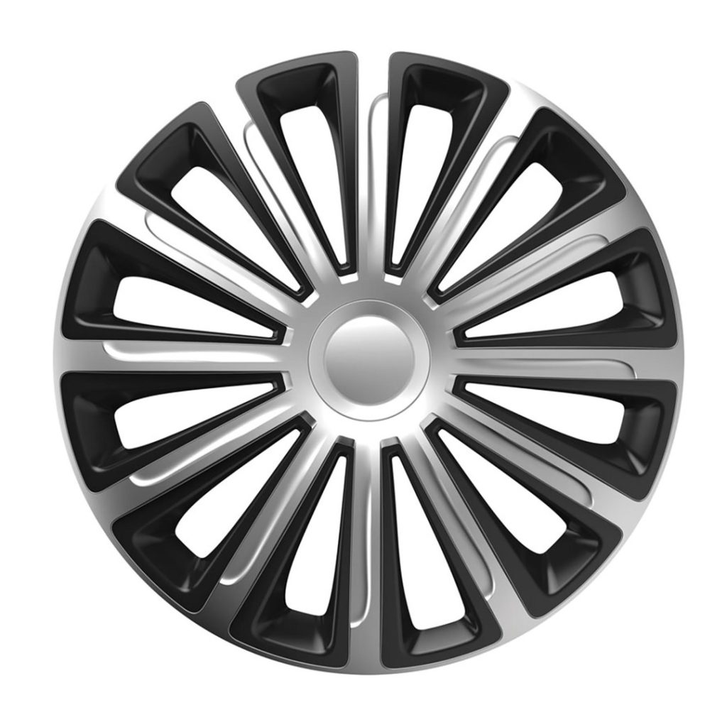 Εικόνα 1 από 1 — Amio – ΤΑΣΙ 14 INCH HUBCAP TREND SILVER BLACK – 1 ΤΕΜ. (11701/AM)