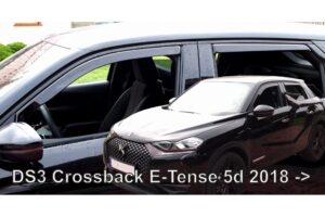 ΑΝΕΜΟΘΡΑΥΣΤΕΣ ΓΙΑ DS3 CROSSBACK E-TENSE 5D 2018+ ΣΕΤ ΑΥΤΟΚΙΝΗΤΟΥ ΑΠΟ ΕΥΚΑΜΠΤΟ ΦΙΜΕ ΠΛΑΣΤΙΚΟ HEKO - 4 ΤΕΜ.