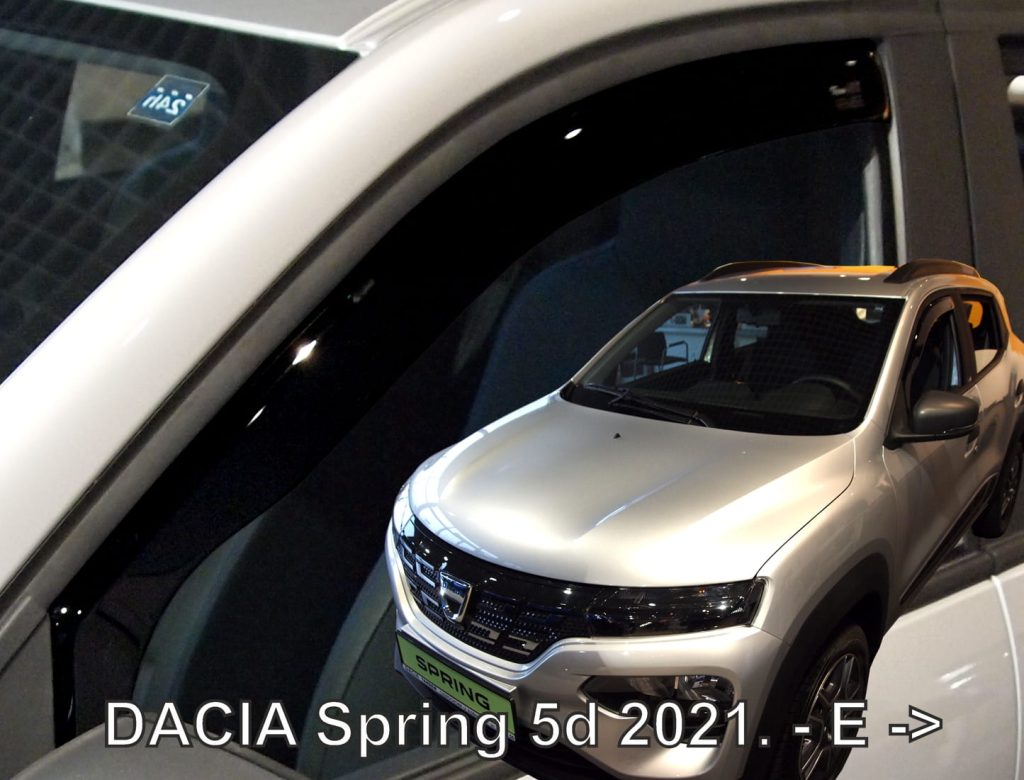 Εικόνα 1 από 5 — ΑΝΕΜΟΘΡΑΥΣΤΕΣ ΓΙΑ DACIA SPRING ELECTRIC 5D 2021  ΖΕΥΓΑΡΙ ΑΠΟ ΕΥΚΑΜΠΤΟ ΦΙΜΕ ΠΛΑΣΤΙΚΟ HEKO – 2 ΤΕΜ.