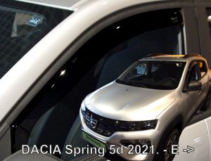 ΑΝΕΜΟΘΡΑΥΣΤΕΣ ΓΙΑ DACIA SPRING ELECTRIC 5D 2021 ΖΕΥΓΑΡΙ ΑΠΟ ΕΥΚΑΜΠΤΟ ΦΙΜΕ ΠΛΑΣΤΙΚΟ HEKO - 2 ΤΕΜ.