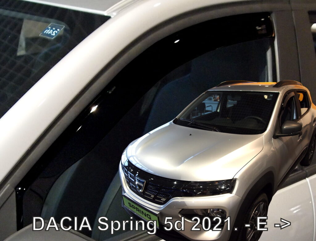 Εικόνα 1 από 5 — ΑΝΕΜΟΘΡΑΥΣΤΕΣ ΓΙΑ DACIA SPRING ELECTRIC 5D 2021  ΖΕΥΓΑΡΙ ΑΠΟ ΕΥΚΑΜΠΤΟ ΦΙΜΕ ΠΛΑΣΤΙΚΟ HEKO – 2 ΤΕΜ.