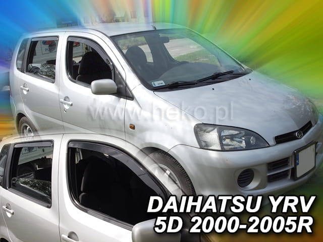 Εικόνα 1 από 6 — ΑΝΕΜΟΘΡΑΥΣΤΕΣ ΓΙΑ DAIHATSU YRV 5D 2000-2005R ΣΕΤ ΑΥΤΟΚΙΝΗΤΟΥ ΑΠΟ ΕΥΚΑΜΠΤΟ ΦΙΜΕ ΠΛΑΣΤΙΚΟ HEKO – 4 ΤΕΜ.