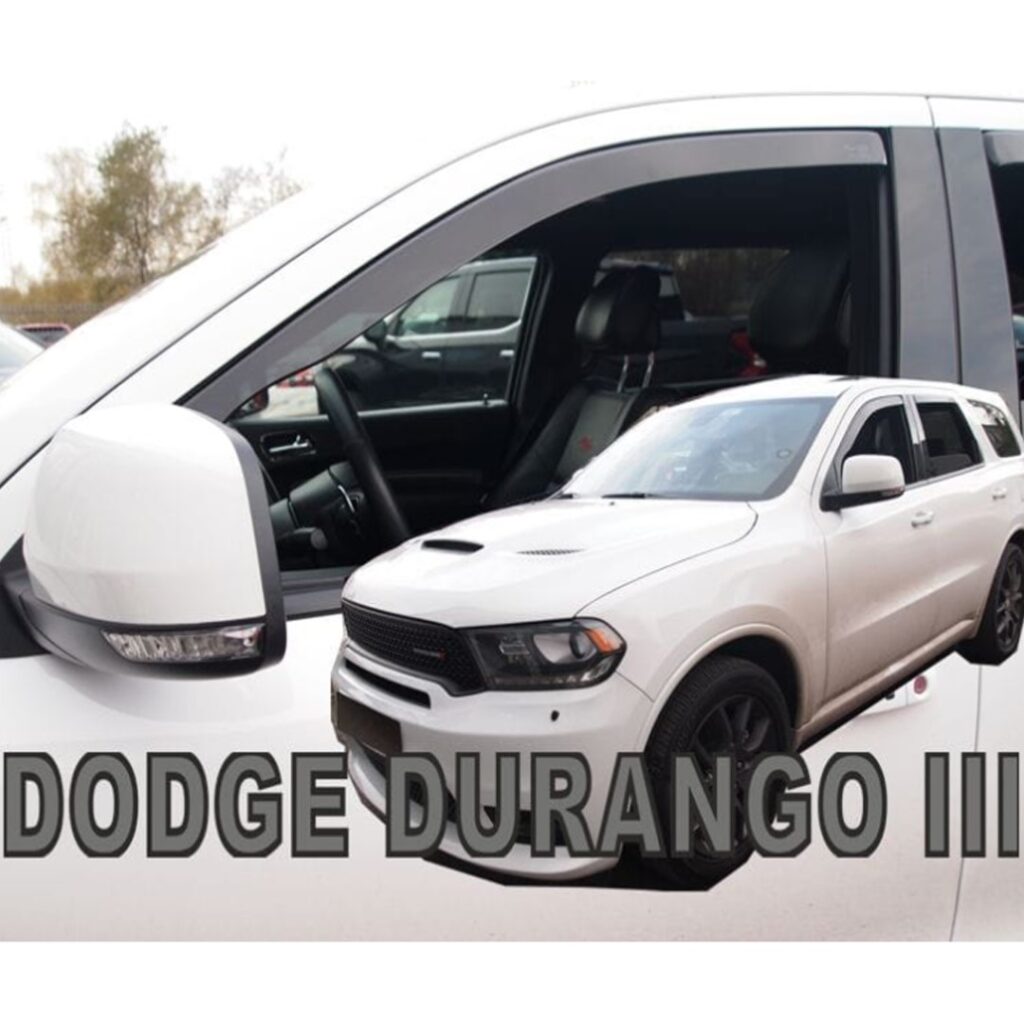 Εικόνα 1 από 5 — ΑΝΕΜΟΘΡΑΥΣΤΕΣ ΓΙΑ DODGE DURANGO 5D 2011-2021 ΖΕΥΓΑΡΙ ΑΠΟ ΕΥΚΑΜΠΤΟ ΦΙΜΕ ΠΛΑΣΤΙΚΟ HEKO – 2 ΤΕΜ.