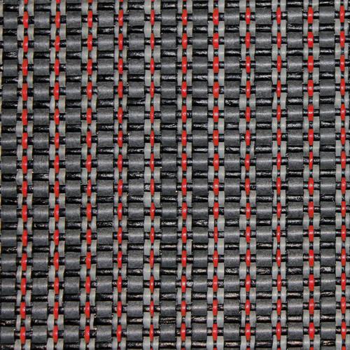 Εικόνα 4 από 4 — ΠΛΑΤΟΚΑΘΙΣΜΑΤΑ ΨΑΘΑ/ ΒΑΜΒΑΚΕΡΟ ΥΦΑΣΜΑ  ΔΙΠΛΗΣ ΟΨΗΣ STRIPS ΚΟΚΚΙΝΟ/ΜΑΥΡΟ  (ΦΑΡΔΟΣ 42 CM) 2ΤΕΜ.