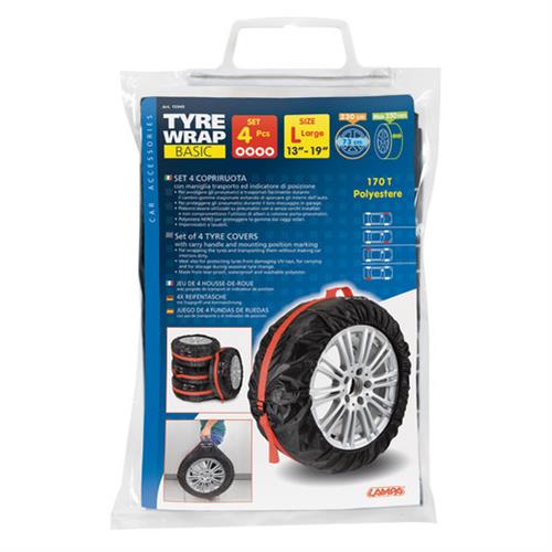 Εικόνα 1 από 5 — ΤΣΑΝΤΕΣ ΜΕΤΑΦΟΡΑΣ 4 ΕΛΑΣΤΙΚΩΝ TYRE WRAP BASIC (L) 13-19 INCH