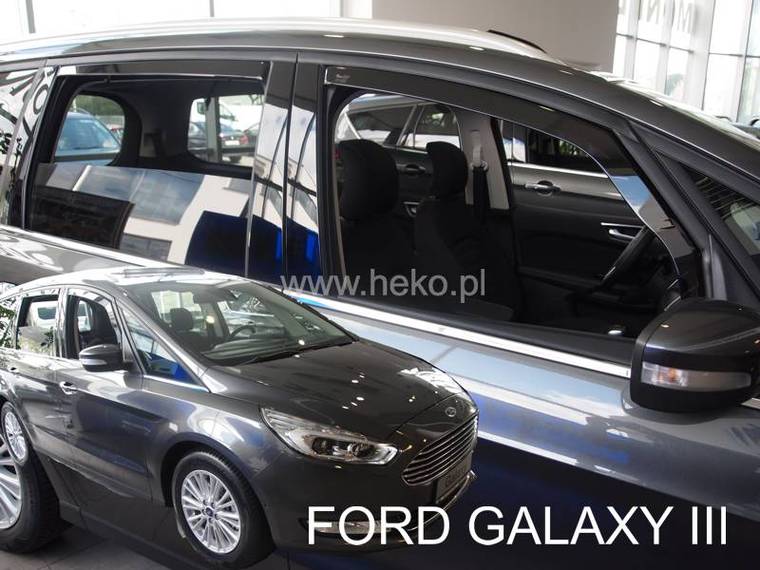 Εικόνα 1 από 6 — ΑΝΕΜΟΘΡΑΥΣΤΕΣ ΓΙΑ FORD GALAXY 5D 2015+ ΣΕΤ ΑΥΤΟΚΙΝΗΤΟΥ ΑΠΟ ΕΥΚΑΜΠΤΟ ΦΙΜΕ ΠΛΑΣΤΙΚΟ HEKO – 4 ΤΕΜ.