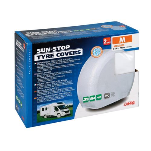 Εικόνα 3 από 5 — Κουβέρτα Ελαστικού SUN STOP (Μ) 69-74cm (27-29 INCH) 2τεμ.