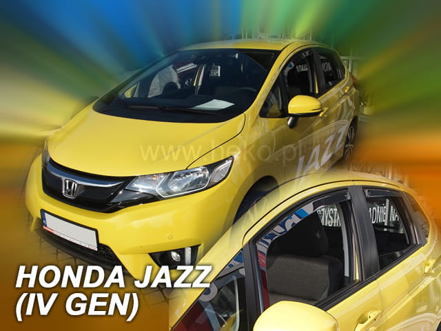 Εικόνα 1 από 6 — ΑΝΕΜΟΘΡΑΥΣΤΕΣ ΓΙΑ HONDA JAZZ IV 5D 2013+ ΣΕΤ ΑΥΤΟΚΙΝΗΤΟΥ ΑΠΟ ΕΥΚΑΜΠΤΟ ΦΙΜΕ ΠΛΑΣΤΙΚΟ HEKO – 4 ΤΕΜ.