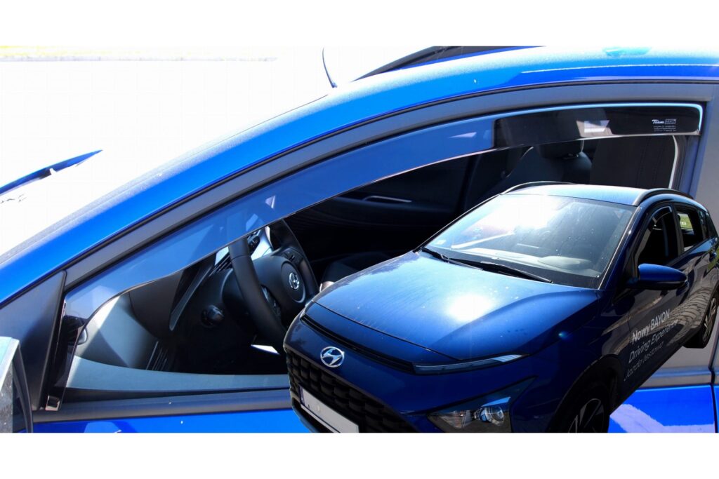 Εικόνα 1 από 5 — ΑΝΕΜΟΘΡΑΥΣΤΕΣ ΓΙΑ HYUNDAI BAYON 5D 2021+  ΑΥΤΟΚΙΝΗΤΟΥ ΑΠΟ ΕΥΚΑΜΠΤΟ ΦΙΜΕ ΠΛΑΣΤΙΚΟ HEKO – 2 ΤΕΜ.