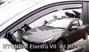 ΑΝΕΜΟΘΡΑΥΣΤΕΣ ΓΙΑ HYUNDAI ELANTRA 4D 2020+ ΖΕΥΓΑΡΙ ΑΠΟ ΕΥΚΑΜΠΤΟ ΦΙΜΕ ΠΛΑΣΤΙΚΟ HEKO - 2 ΤΕΜ.