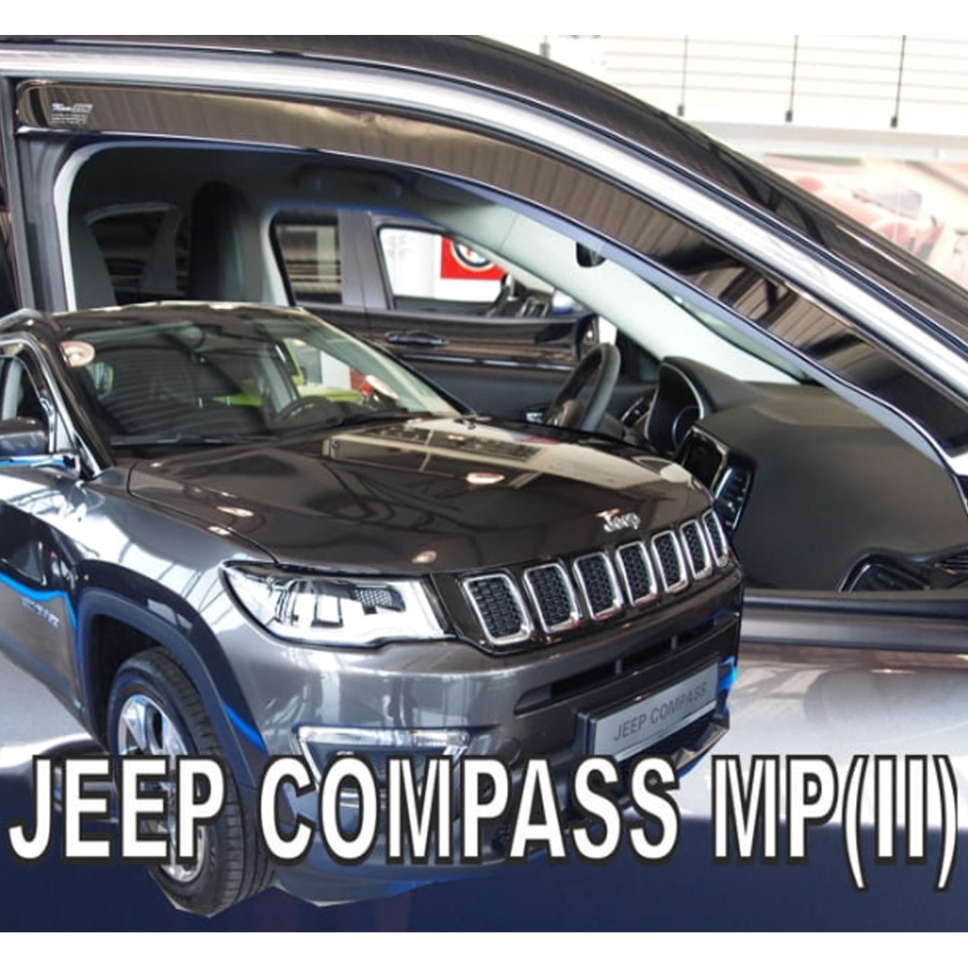 Εικόνα 1 από 5 — ΑΝΕΜΟΘΡΑΥΣΤΕΣ ΓΙΑ JEEP COMPASS MP II 5D 2017+ ΖΕΥΓΑΡΙ ΑΠΟ ΕΥΚΑΜΠΤΟ ΦΙΜΕ ΠΛΑΣΤΙΚΟ HEKO – 2 ΤΕΜ.