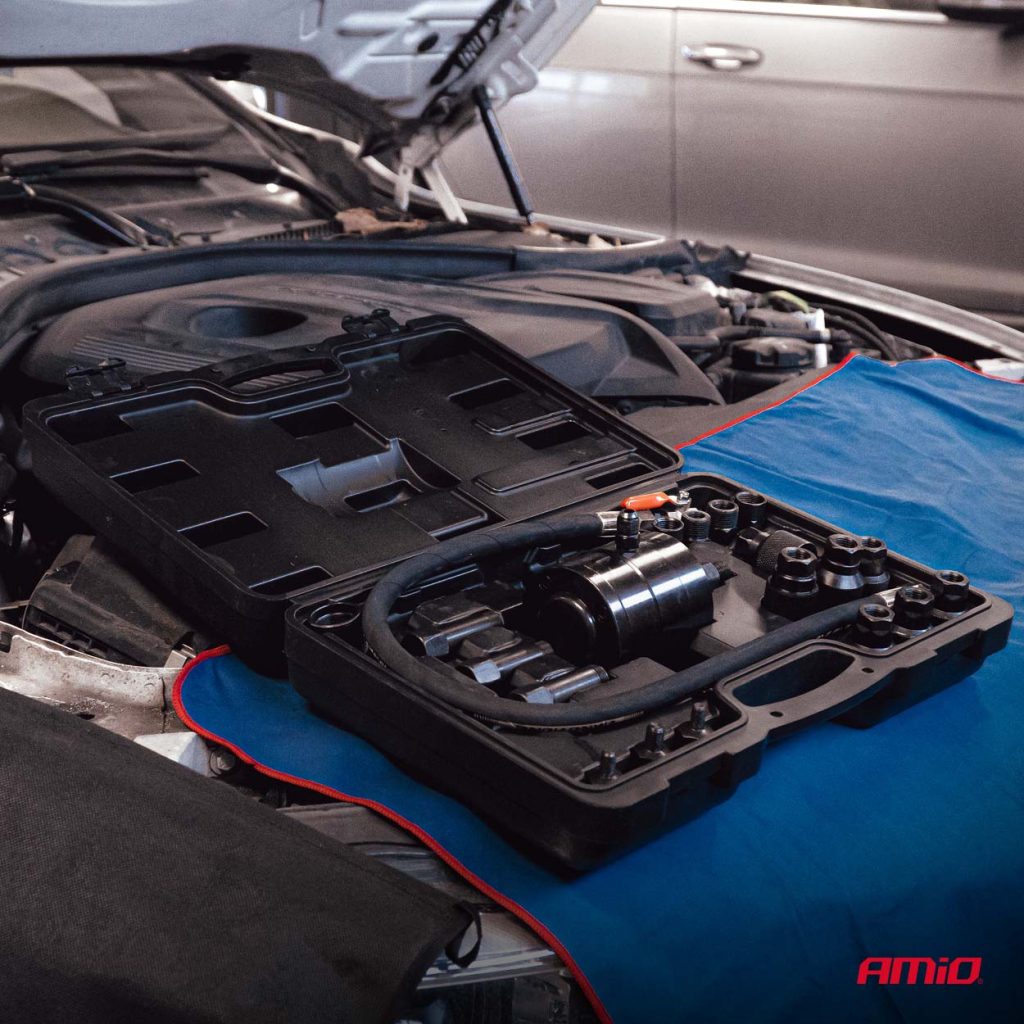 Εικόνα 2 από 6 — Amio – Πνευματικός Εξολκέας Μπεκ Diesel Heavy Duty σε Βαλιτσάκι για Αφαίρεση με Υψηλή Δύναμη & Ασφαλή Χρήση – Σετ 21 Τεμ. (04774/AM)