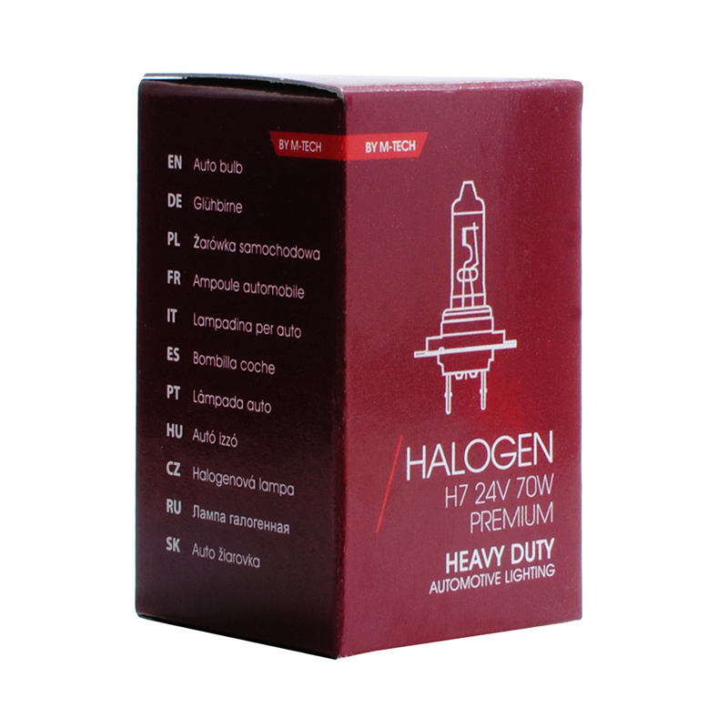 Εικόνα 2 από 3 — H7 PX26d 24V 70W HALOGEN PREMIUM HEAVY DUTY 1τεμ