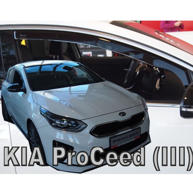 Εικόνα 1 από 5 — ΑΝΕΜΟΘΡΑΥΣΤΕΣ ΓΙΑ KIA PRO CEED III 5D 2019+ ΖΕΥΓΑΡΙ ΑΠΟ ΕΥΚΑΜΠΤΟ ΦΙΜΕ ΠΛΑΣΤΙΚΟ HEKO – 2 ΤΕΜ.