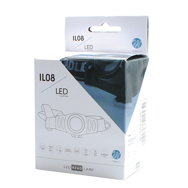 Εικόνα 2 από 5 — ΦΑΚΟΣ ΚΕΦΑΛΗΣ ΕΡΓΑΣΙΑΣ 150 lm 1 CREE LED ΛΕΥΚΟΥ ΦΩΤΙΣΜΟΥ ΚΑΙ ΜΕ 3 ΛΕΙΤΟΥΡΓΙΕΣ (50 x 40 x 75 mm) M-TECH