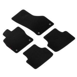 ΠΑΤΑΚΙΑ EXECUTIVE ΜΟΚΕΤΑ ΓΙΑ SKODA OCTAVIA 5D 06/2020-02/2024 / SKODA OCTAVIA WAGON 06/2020-02/2024 / SKODA OCTAVIA 5D 03/2024+ / SKODA OCTAVIA WAGON 03/2024+ ΣΕ ΜΑΥΡΟ ΧΡΩΜΑ ME ΚΟΥΜΠΩΜΑΤΑ LAMPA - 4 ΤΕΜ.