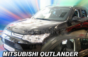 ΑΝΕΜΟΘΡΑΥΣΤΕΣ ΓΙΑ MITSUBISHI OUTLANDER 5D 2012+ ΣΕΤ ΑΥΤΟΚΙΝΗΤΟΥ ΑΠΟ ΕΥΚΑΜΠΤΟ ΦΙΜΕ ΠΛΑΣΤΙΚΟ HEKO - 4 ΤΕΜ.