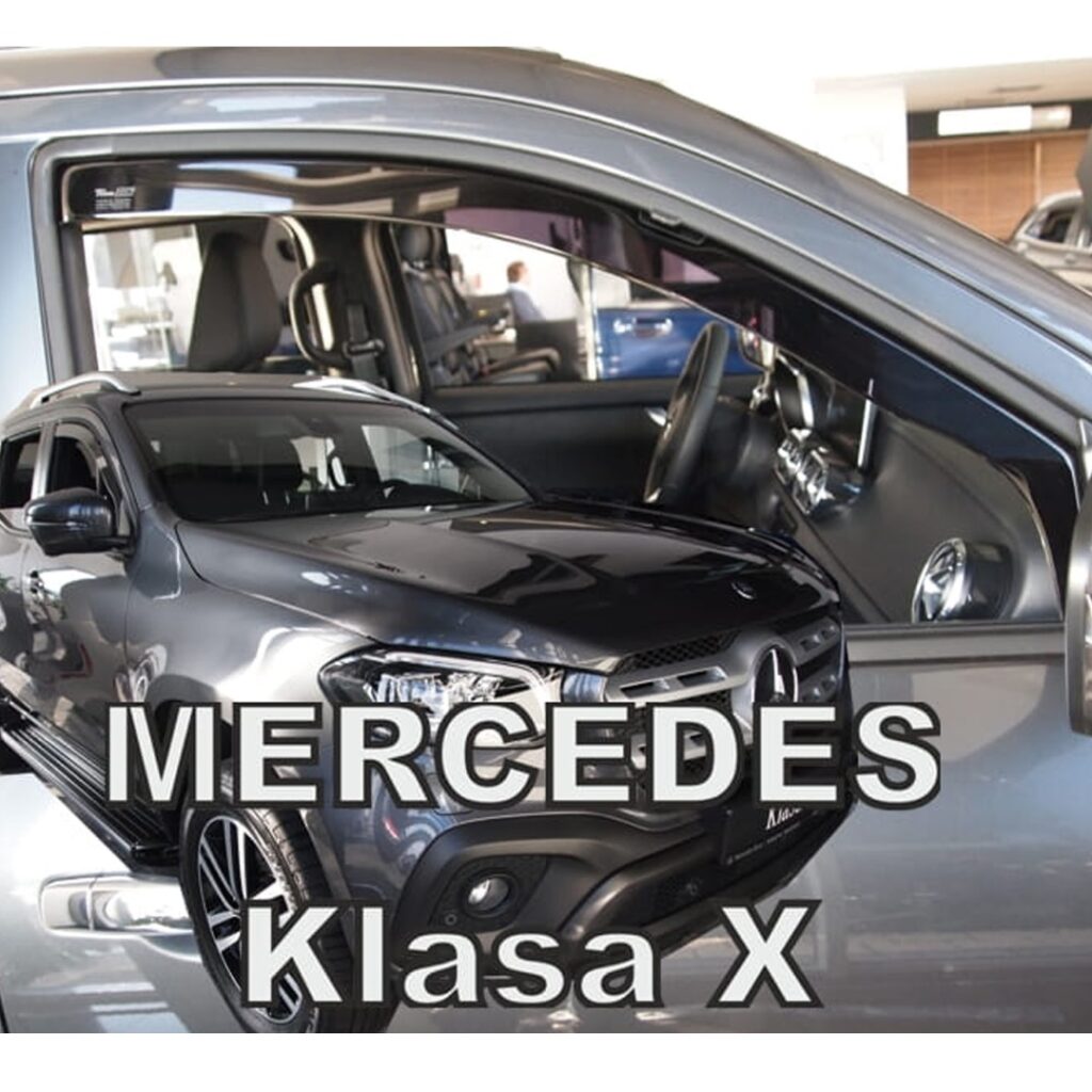 Εικόνα 1 από 5 — ΑΝΕΜΟΘΡΑΥΣΤΕΣ ΓΙΑ MERCEDES X-KLAS W470 4D 2017+ ΖΕΥΓΑΡΙ ΑΠΟ ΕΥΚΑΜΠΤΟ ΦΙΜΕ ΠΛΑΣΤΙΚΟ HEKO – 2 ΤΕΜ.
