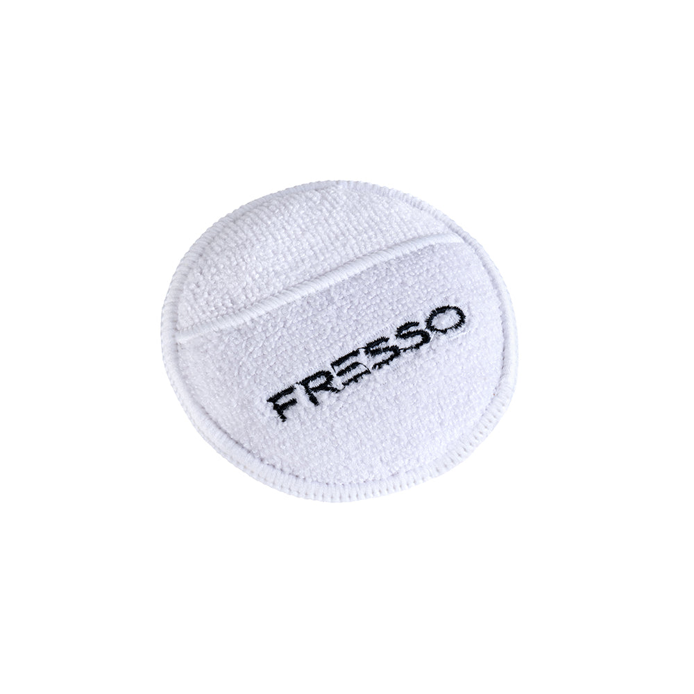 Εικόνα 1 από 1 — Fresso – Στρογγυλό Pad Εφαρμογής Μικροΐνας με Θήκη Δακτύλων για Κεριά, Dressings και Προϊόντα Δέρματος – 1 Τεμ. (390570/FRE)