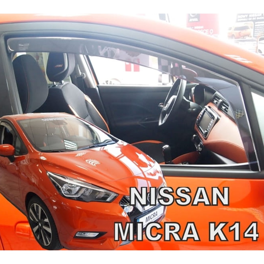 Εικόνα 1 από 5 — ΑΝΕΜΟΘΡΑΥΣΤΕΣ ΓΙΑ NISSAN MICRA K14 5D 2017+ ΖΕΥΓΑΡΙ ΑΠΟ ΕΥΚΑΜΠΤΟ ΦΙΜΕ ΠΛΑΣΤΙΚΟ HEKO – 2 ΤΕΜ.