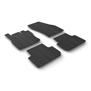 LAMPA - ΠΑΤΑΚΙΑ ΑΥΤΟΚΙΝΗΤΟΥ ΑΠΟ ΛΑΣΤΙΧΟ ΓΙΑ VW TIGUAN 05/2016+ ΣΕ ΜΑΥΡΟ ΧΡΩΜΑ ME ΚΟΥΜΠΩΜΑΤΑ - 4 ΤΕΜ.