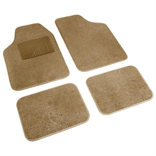 Εικόνα 1 από 4 — Πατάκια ΜΟΚΕΤΑ+PVC COSMO 45×66+45×33 4τεμ. Μπεζ