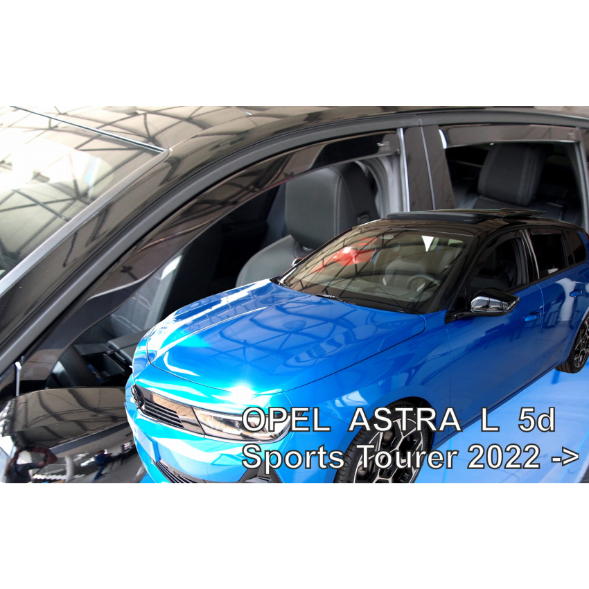 Εικόνα 1 από 6 — ΑΝΕΜΟΘΡΑΥΣΤΕΣ ΓΙΑ OPEL ASTRA L 5D SPORTS TOURER ESTATE 2022+? ΣΕΤ ΑΥΤΟΚΙΝΗΤΟΥ ΑΠΟ ΕΥΚΑΜΠΤΟ ΦΙΜΕ ΠΛΑΣΤΙΚΟ HEKO – 4 ΤΕΜ.