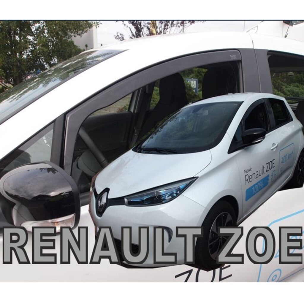 Εικόνα 1 από 5 — ΑΝΕΜΟΘΡΑΥΣΤΕΣ ΓΙΑ RENAULT ZOE 5D 2012+ ΖΕΥΓΑΡΙ ΑΠΟ ΕΥΚΑΜΠΤΟ ΦΙΜΕ ΠΛΑΣΤΙΚΟ HEKO – 2 ΤΕΜ.