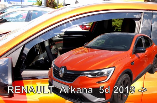 Εικόνα 1 από 5 — ΑΝΕΜΟΘΡΑΥΣΤΕΣ ΓΙΑ RENAULT ARKANA 5D 2019+ ΑΥΤΟΚΙΝΗΤΟΥ ΑΠΟ ΕΥΚΑΜΠΤΟ ΦΙΜΕ ΠΛΑΣΤΙΚΟ HEKO – 2 ΤΕΜ.