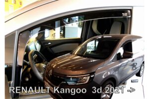 ΑΝΕΜΟΘΡΑΥΣΤΕΣ ΓΙΑ RENAULT KANGOO 3D 2021+ ΖΕΥΓΑΡΙ ΑΠΟ ΕΥΚΑΜΠΤΟ ΦΙΜΕ ΠΛΑΣΤΙΚΟ HEKO - 2 ΤΕΜ.