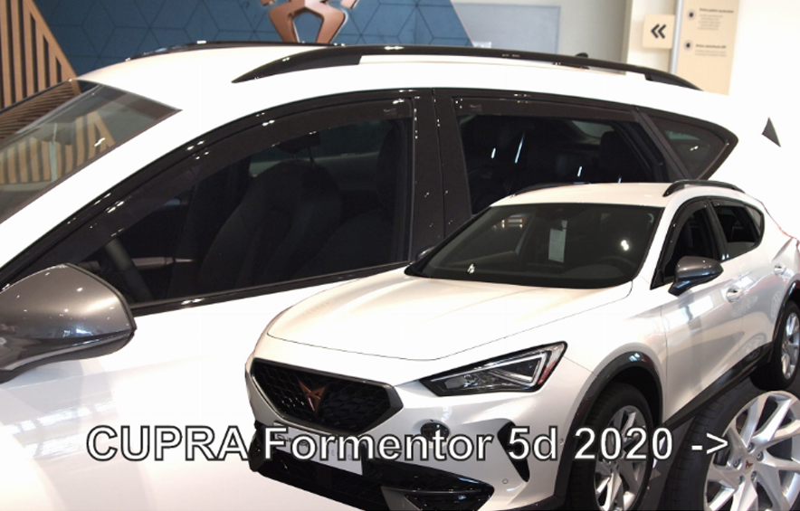 Εικόνα 1 από 5 — ΑΝΕΜΟΘΡΑΥΣΤΕΣ ΓΙΑ CUPRA FORMENTOR 5D 2020+  ΣΕΤ ΑΥΤΟΚΙΝΗΤΟΥ ΑΠΟ ΕΥΚΑΜΠΤΟ ΦΙΜΕ ΠΛΑΣΤΙΚΟ HEKO – 4 ΤΕΜ.